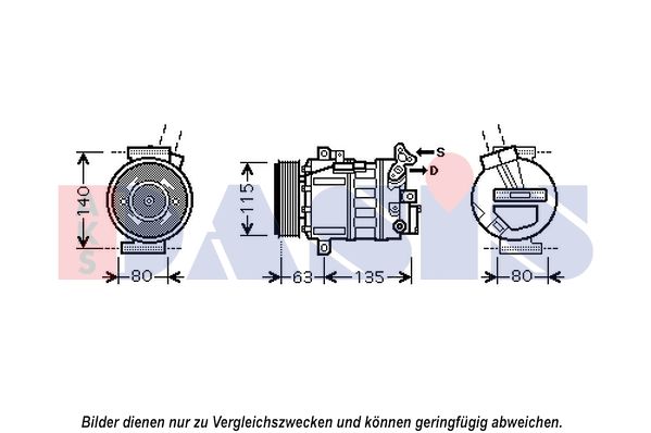 AKS DASIS Kompressor,kliimaseade 852607N